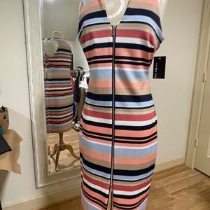 Enfocus Studio Multi Stripe Dress